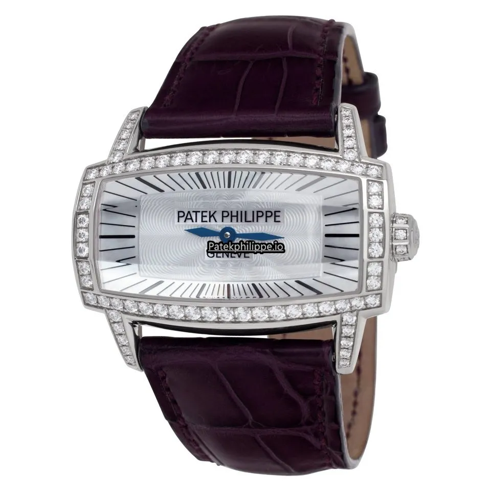 Alternative view of Patek Philippe Gondolo 4981g-001 37MM White Gold Case Quartz