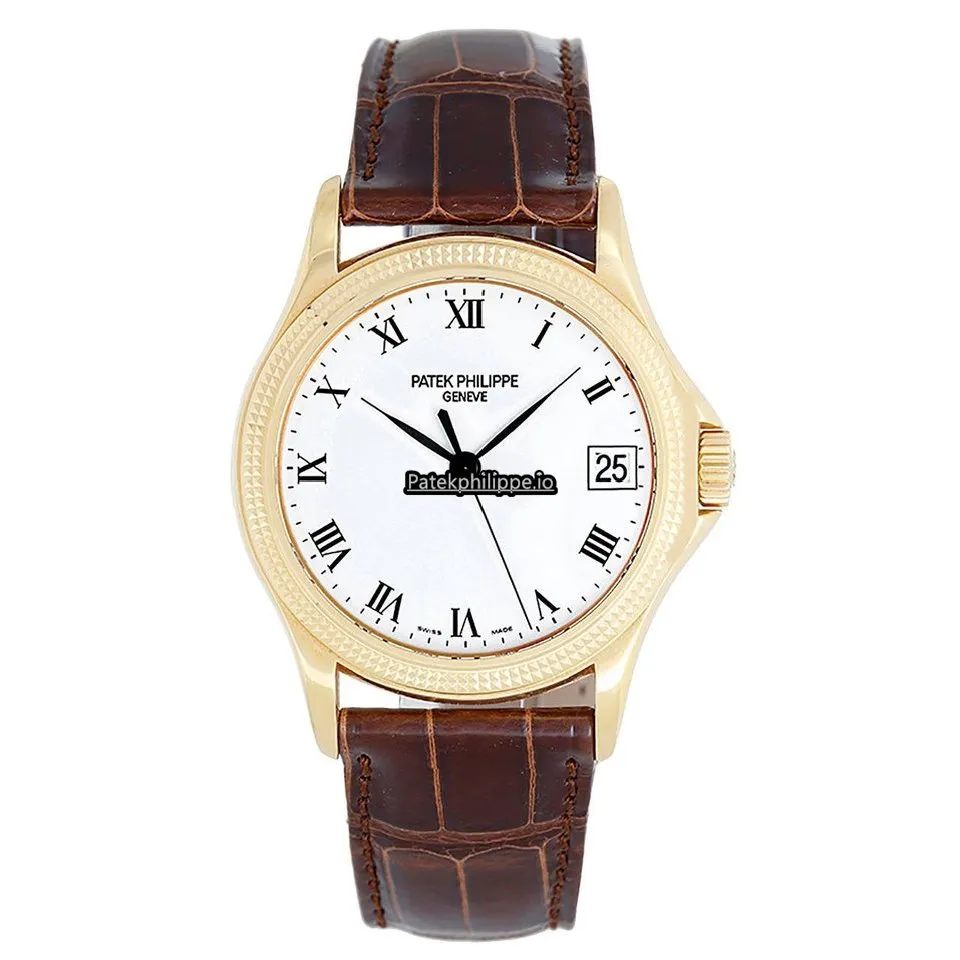 Patek Philippe Calatrava 5117j 37MM Yellow Gold Case Automatic
