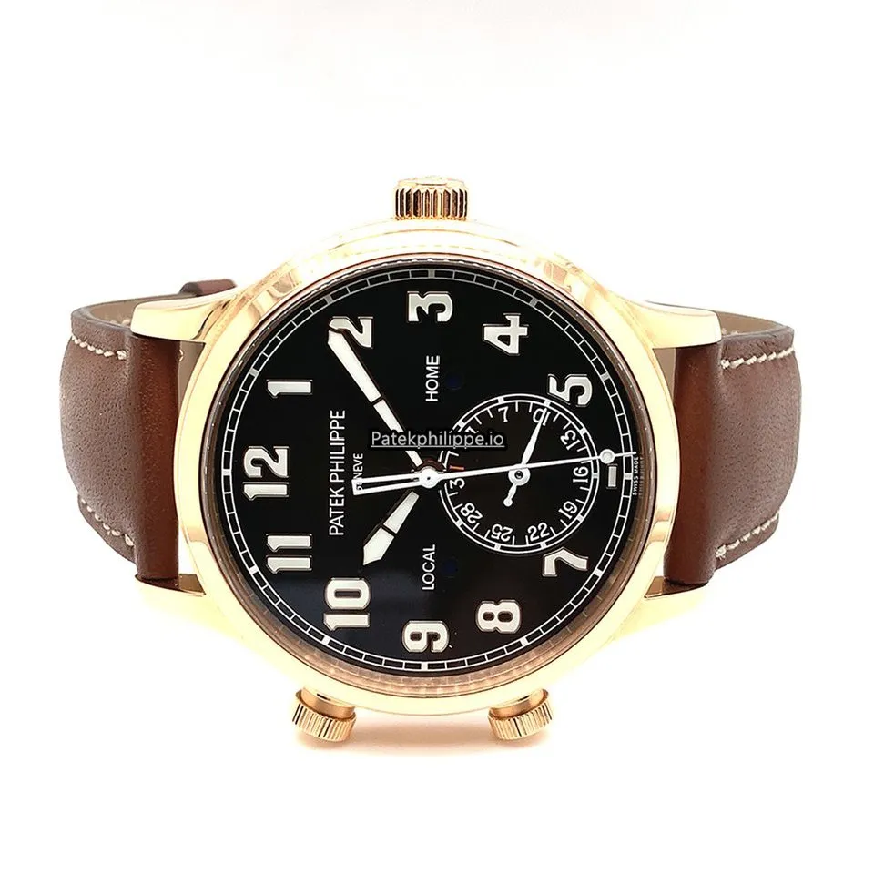 Patek Philippe Travel Time 5524r-001 42MM Rose Gold Case Automatic