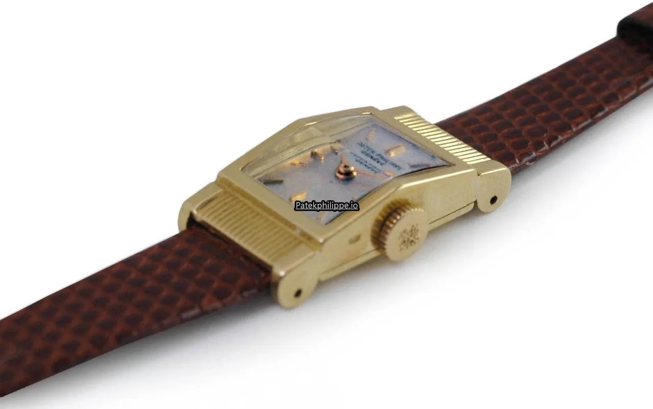 Alternative view of Patek Philippe Vintage 3250 14.2x27.1MM Yellow Gold Case Manual Winding