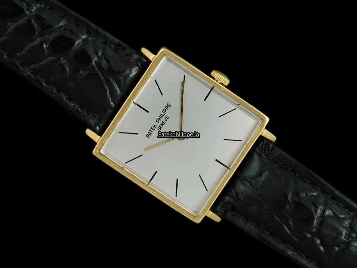 Patek Philippe Vintage 8059 26.5x32MM Yellow Gold Case Manual Winding