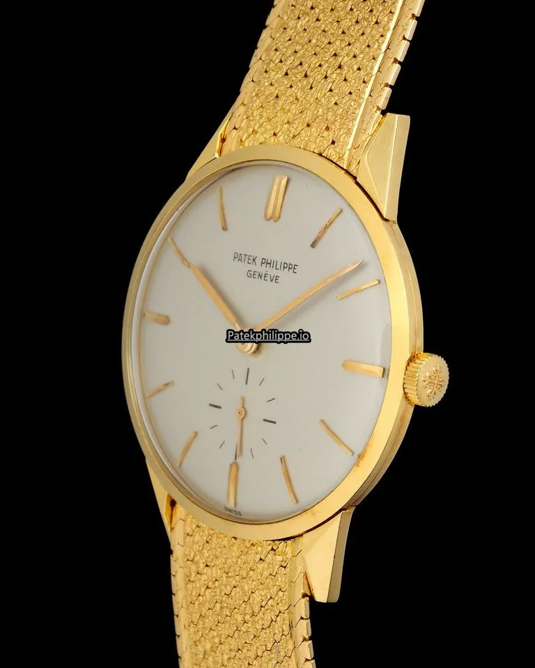 Alternative view of Patek Philippe Calatrava Jan-86 34MM Yellow Gold Case Manual Winding