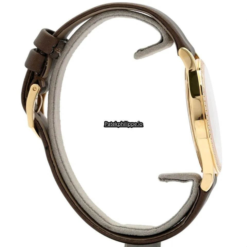 Alternative view of Patek Philippe Calatrava 4897r-001 33MM Rose Gold Case Manual Winding