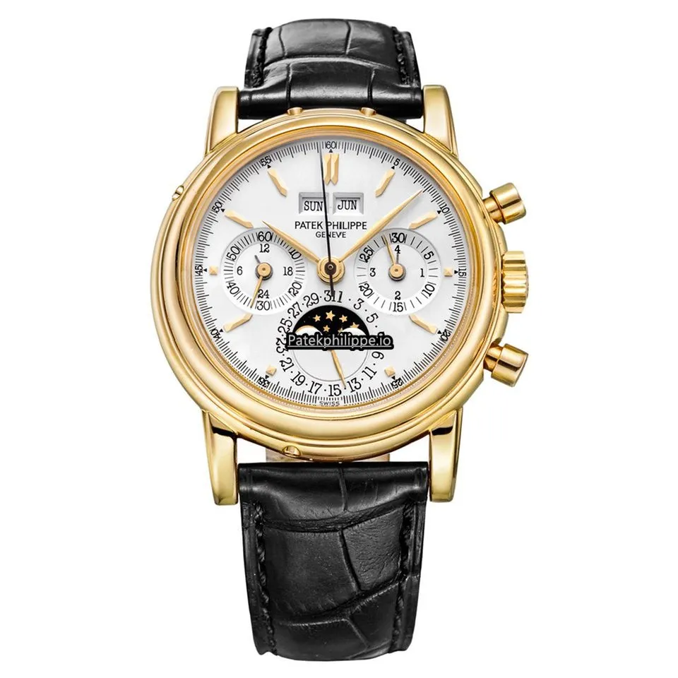 Patek Philippe Perpetual Calendar 3970e 36MM Yellow Gold Case Manual Winding