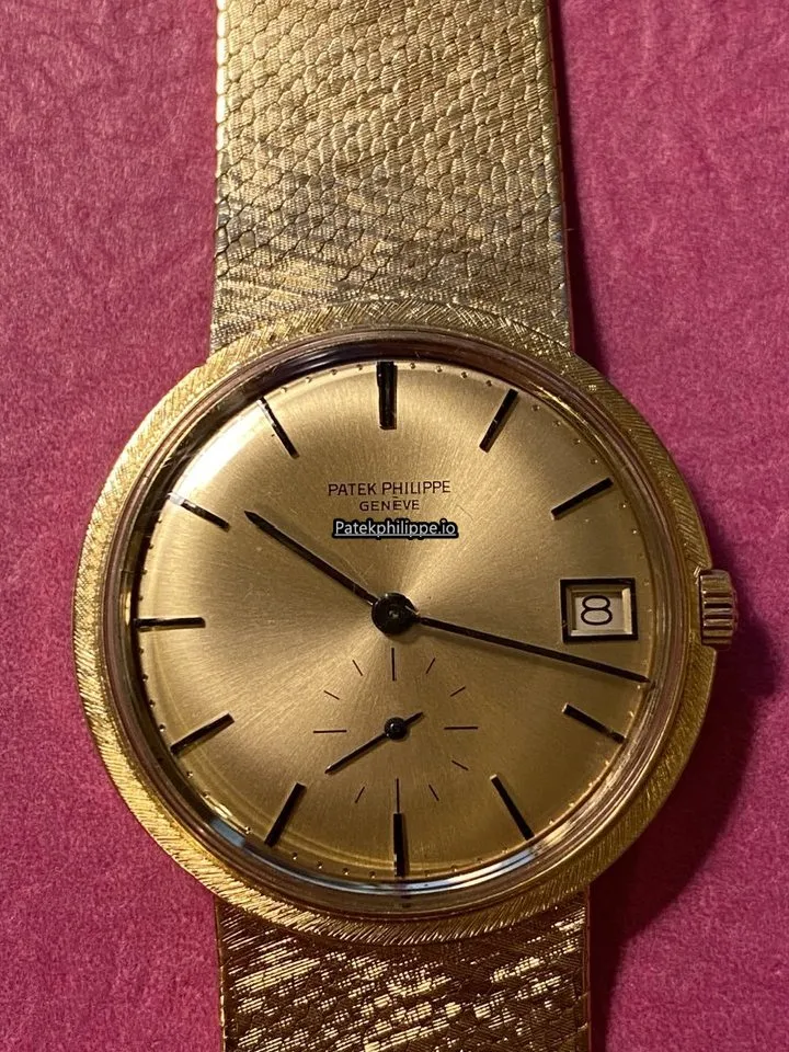 Patek Philippe Calatrava Jun-45 35MM Gold/steel Case Automatic