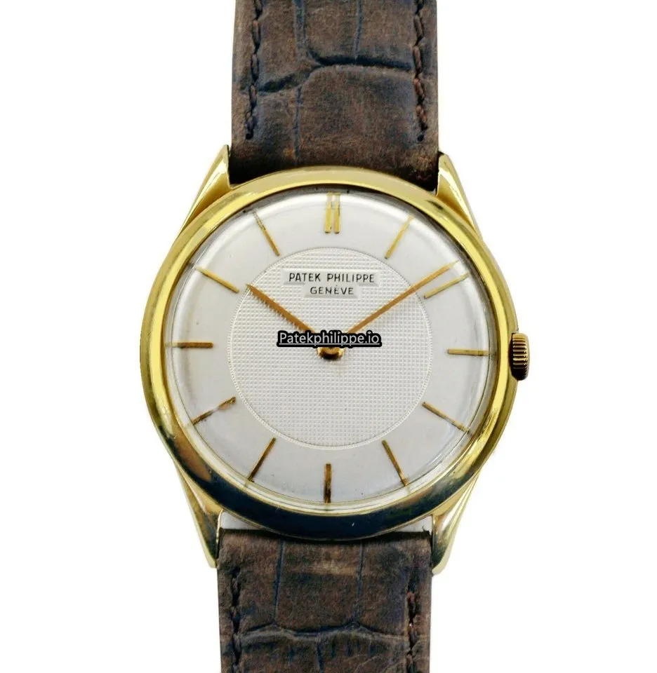 Patek Philippe Calatrava 32.8x37.5MM Yellow Gold Case Manual Winding