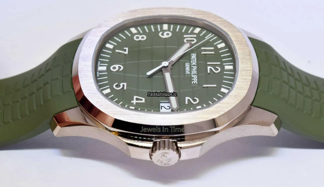 Alternative view of Patek Philippe Aquanaut 5168g-010 42.2MM White Gold Case Automatic