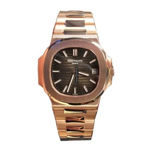 Alternative view of Patek Philippe Nautilus 5711-1r 40MM Rose Gold Case Automatic