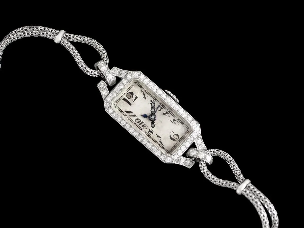 Patek Philippe Vintage 7827r 14x32MM Platinum Case Manual Winding