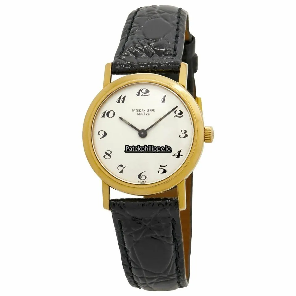 Patek Philippe Calatrava 4184j 25MM Yellow Gold Case Manual Winding