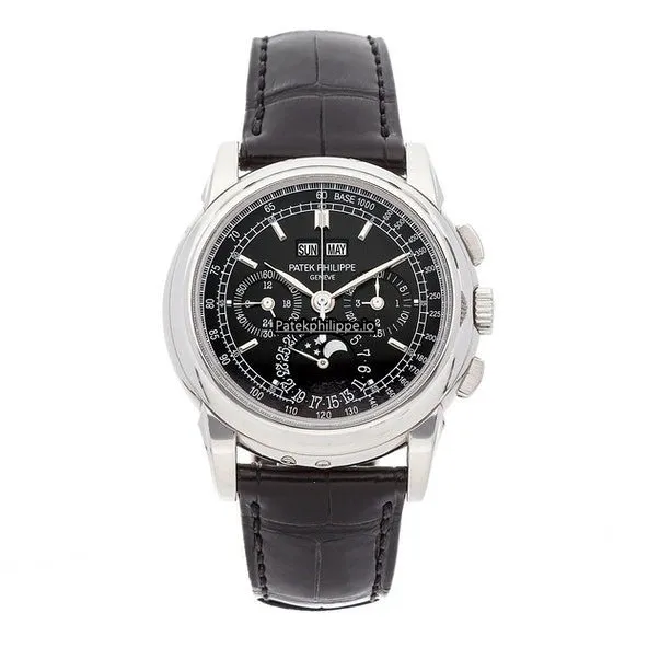 Alternative view of Patek Philippe Perpetual Calendar 5970p 40MM Platinum Case Manual Winding