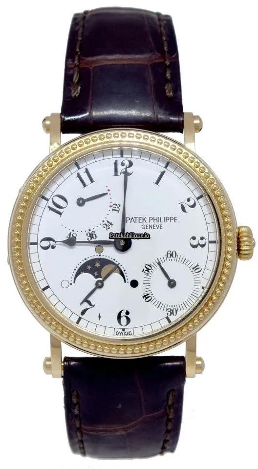 Alternative view of Patek Philippe Complications 5015j 35MM Yellow Gold Case Automatic