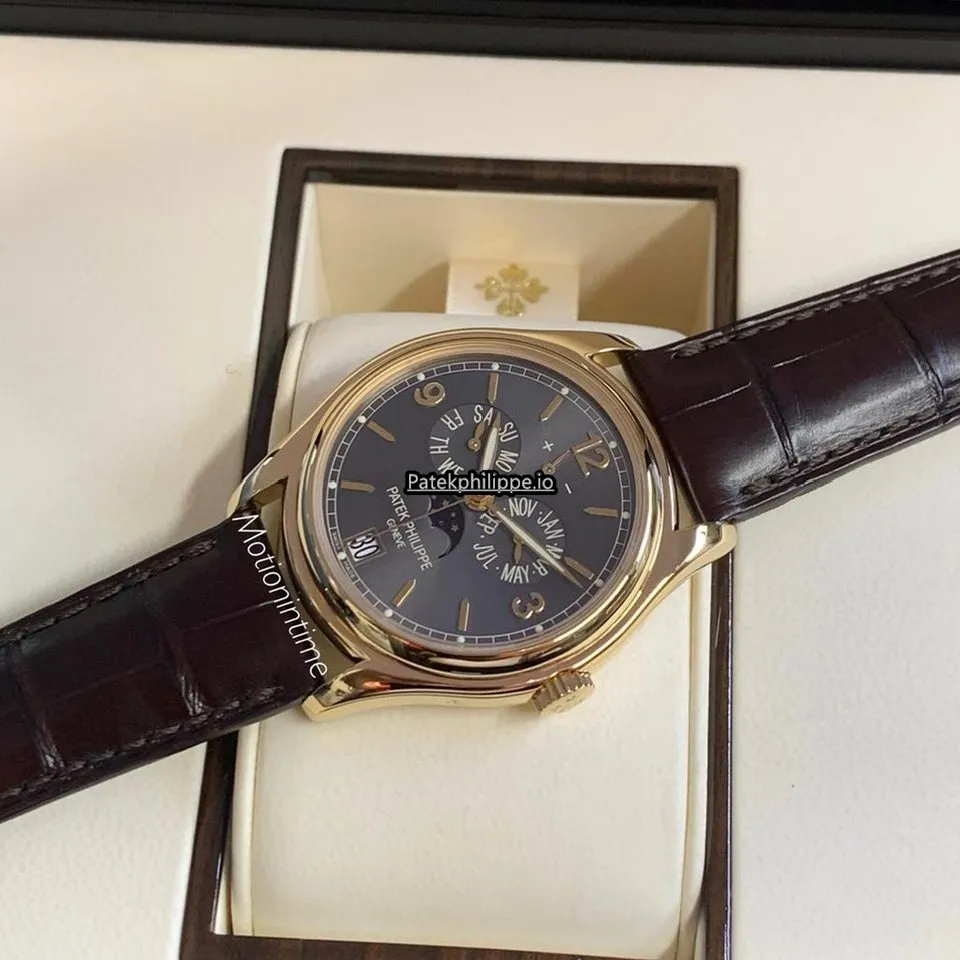 Alternative view of Patek Philippe Annual Calendar 5146j-010 39MM Yellow Gold Case Automatic