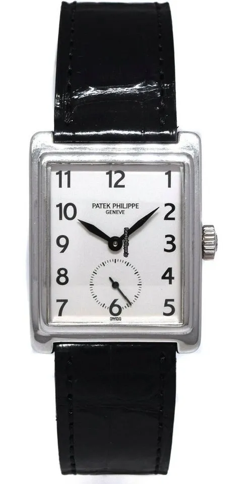 Alternative view of Patek Philippe Gondolo 5010g 25.5x33MM White Gold Case Manual Winding