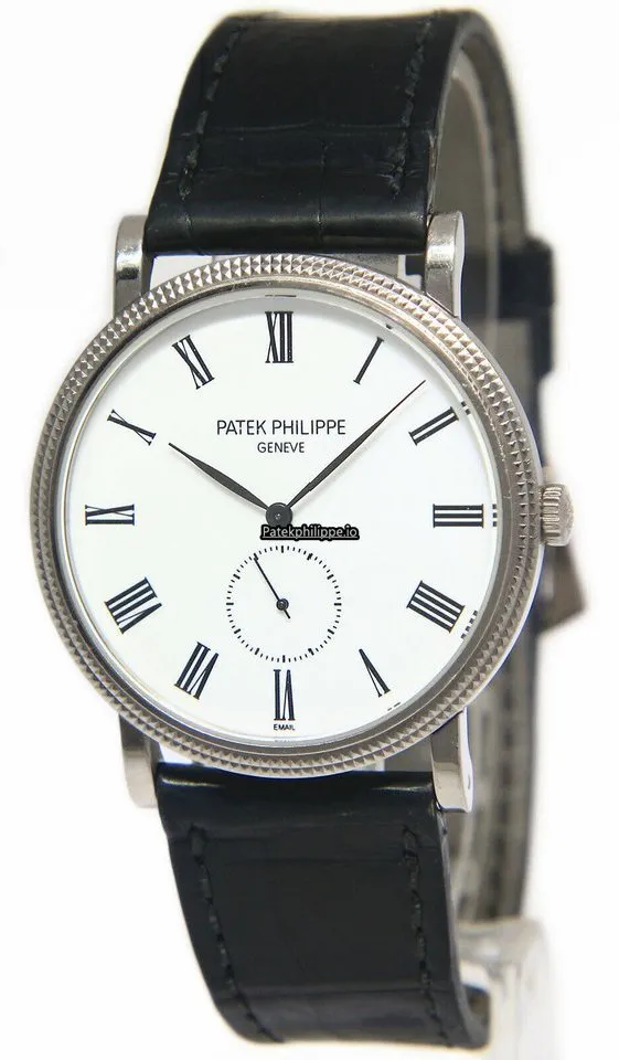 Alternative view of Patek Philippe Calatrava 5116g 36MM White Gold Case Manual Winding