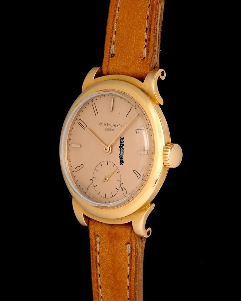 Alternative view of Patek Philippe Calatrava 1491 34MM Rose Gold Case Manual Winding
