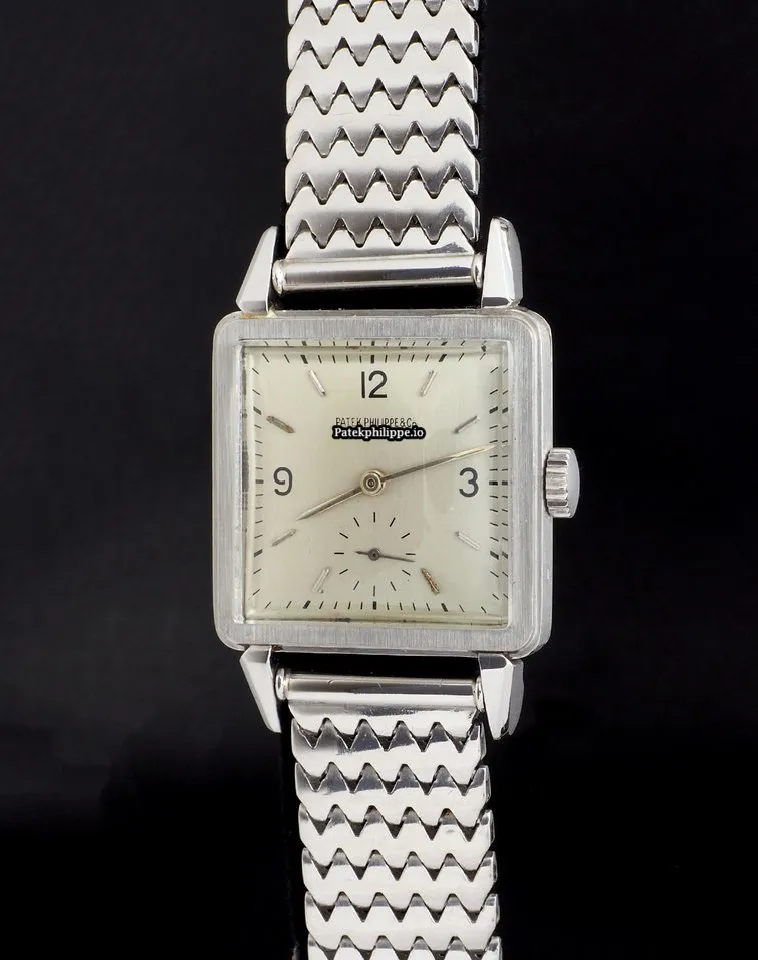 Alternative view of Patek Philippe 2422 28MM Platinum Case Manual Winding
