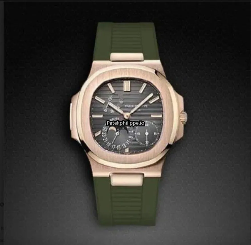 Patek Philippe Nautilus 5712r-001 40MM Rose Gold Case Automatic