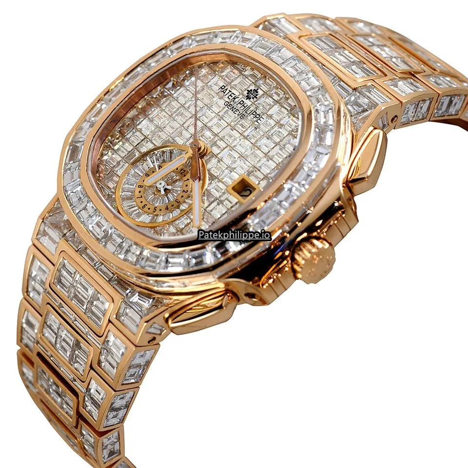 Alternative view of Patek Philippe Nautilus 5980/1r-001 40.5MM Rose Gold Case Automatic