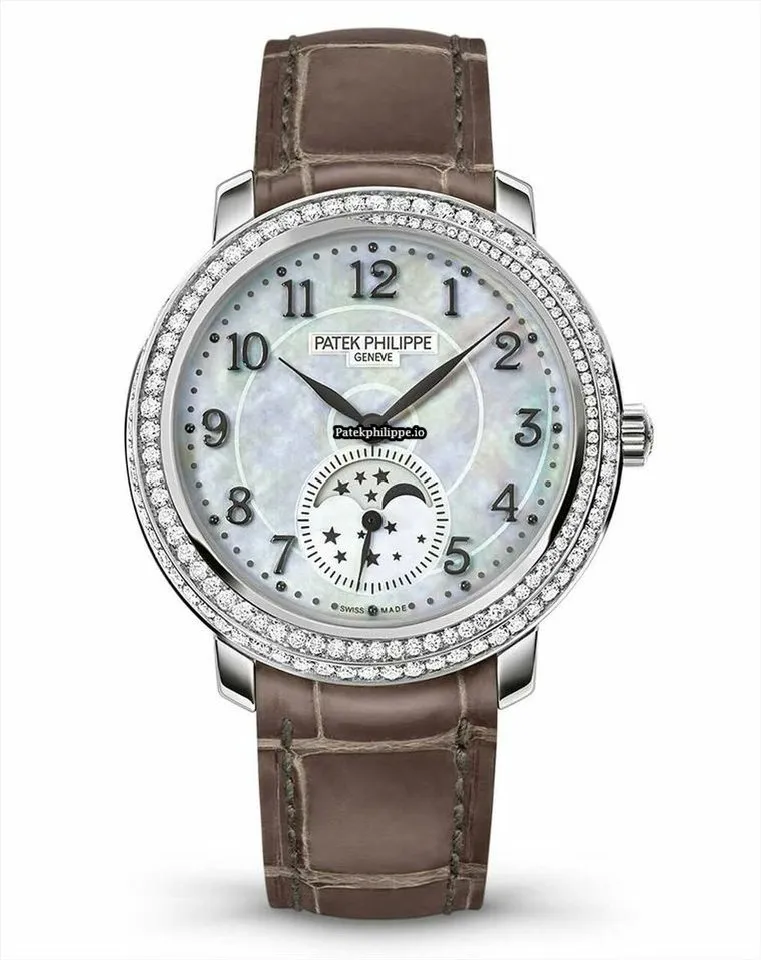 Patek Philippe Complications 4968g-010 33.3MM White Gold Case Manual Winding