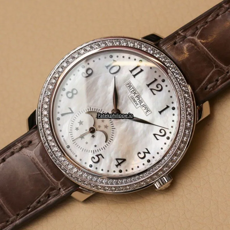 Alternative view of Patek Philippe Complications 4968g-010 33.3MM White Gold Case Manual Winding