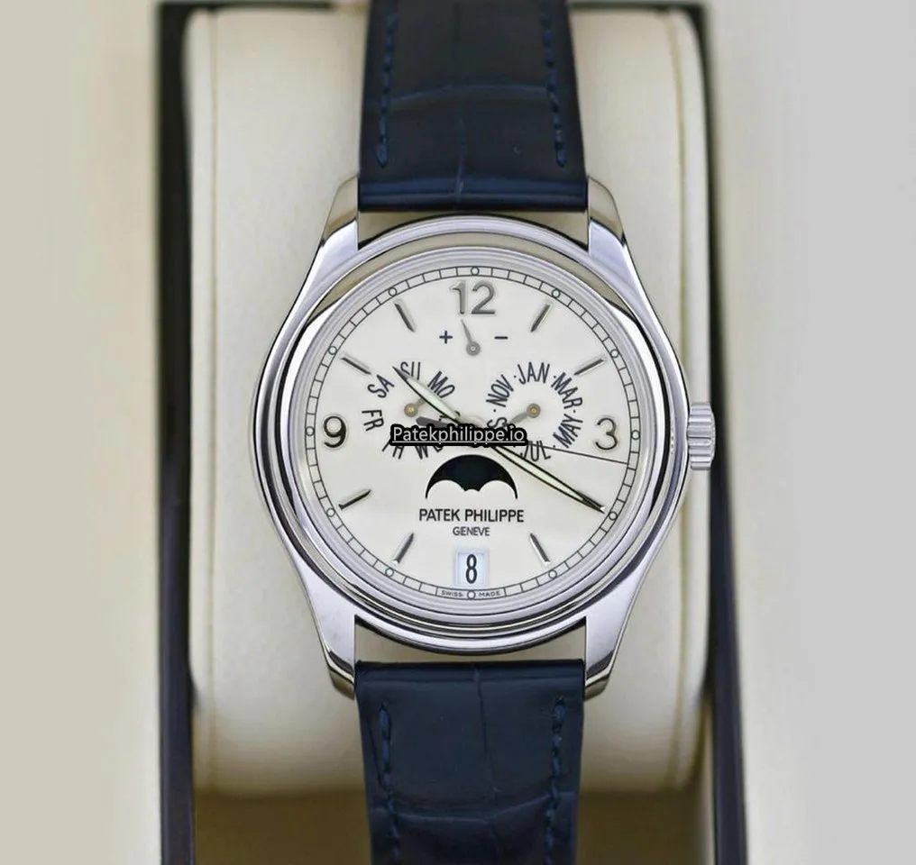 Alternative view of Patek Philippe Annual Calendar 5146g 39MM White Gold Case Automatic