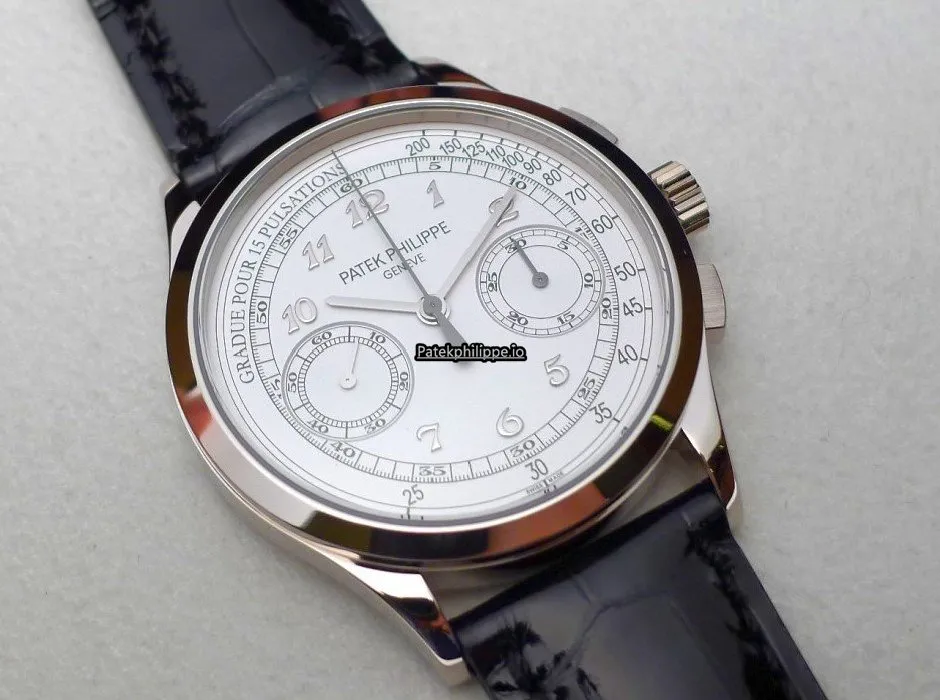 Patek Philippe Chronograph 5170g-001 39MM White Gold Case Manual Winding