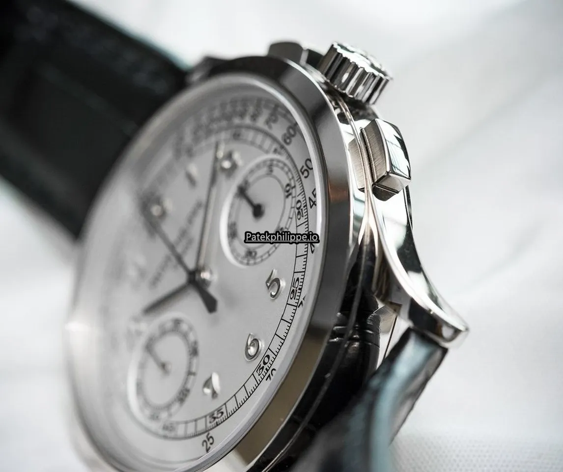 Alternative view of Patek Philippe Chronograph 5170g-001 39MM White Gold Case Manual Winding
