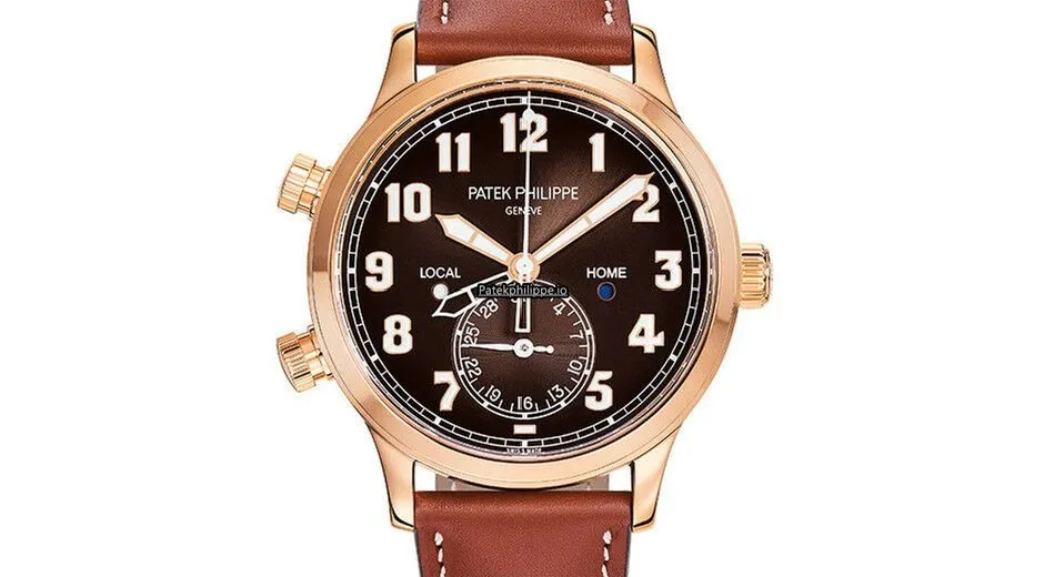 Patek Philippe Travel Time 5524r-001 42MM Rose Gold Case Automatic