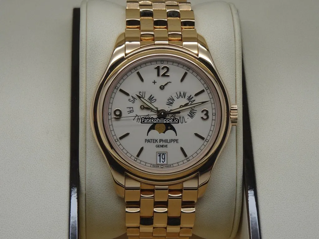 Alternative view of Patek Philippe Annual Calendar 5146/1r-001 39.5MM Rose Gold Case Automatic