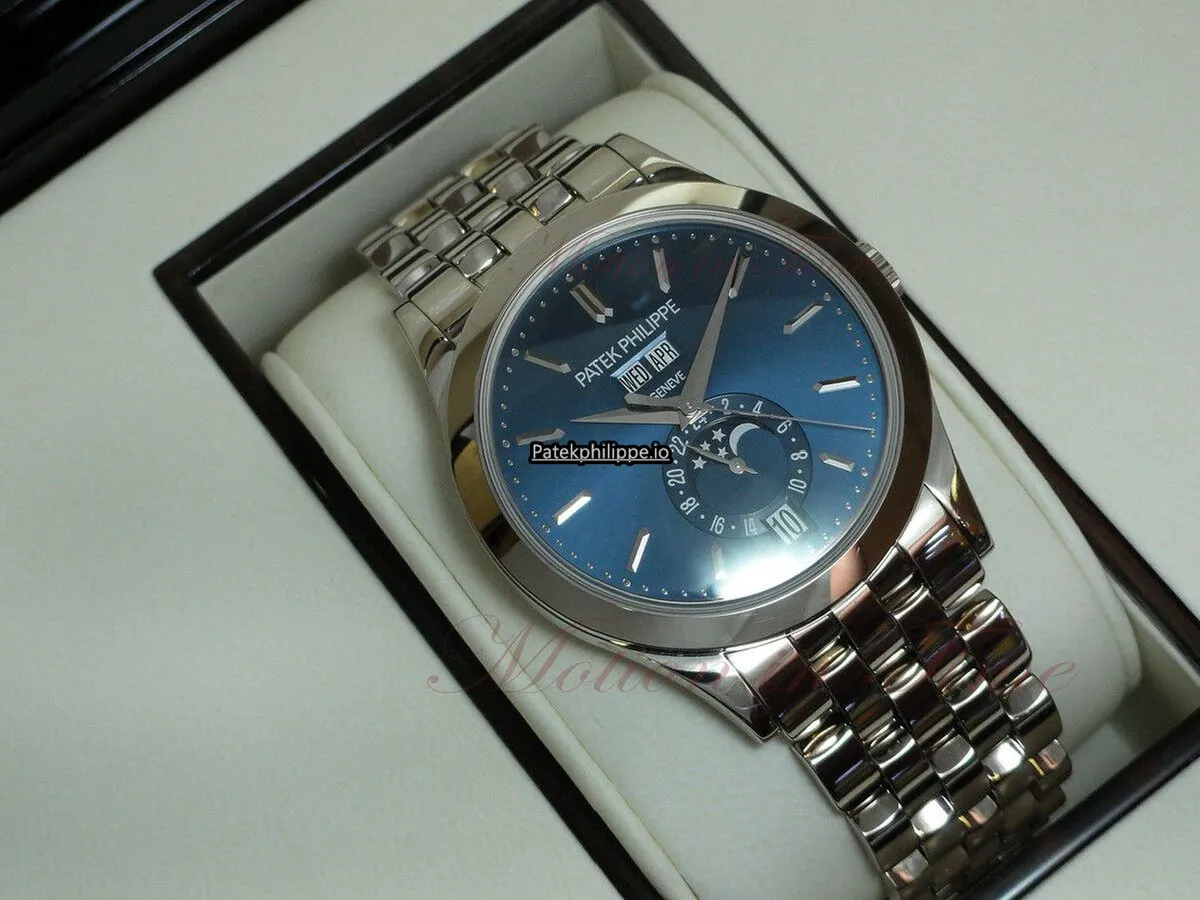 Alternative view of Patek Philippe Annual Calendar 5396/1g-001 38MM White Gold Case Automatic