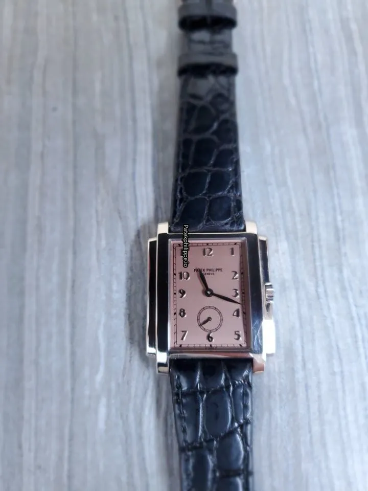 Alternative view of Patek Philippe Gondolo 5024g 30x38MM White Gold Case Manual Winding