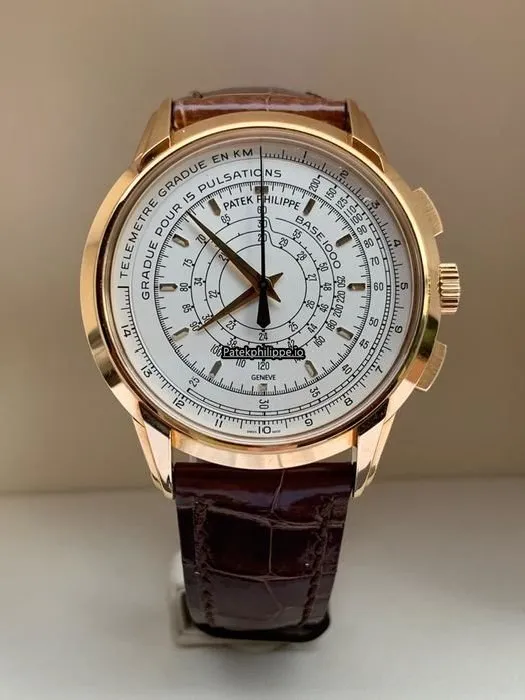 Alternative view of Patek Philippe Chronograph 5975j-001 40MM Yellow Gold Case Automatic
