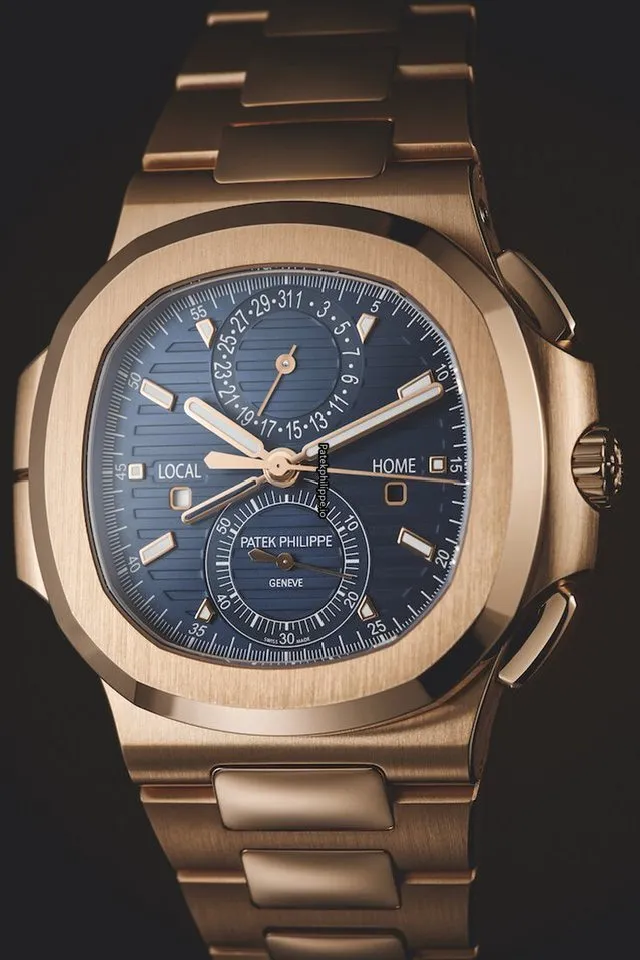 Alternative view of Patek Philippe Nautilus 5990/1r-001 40.5MM Rose Gold Case Automatic