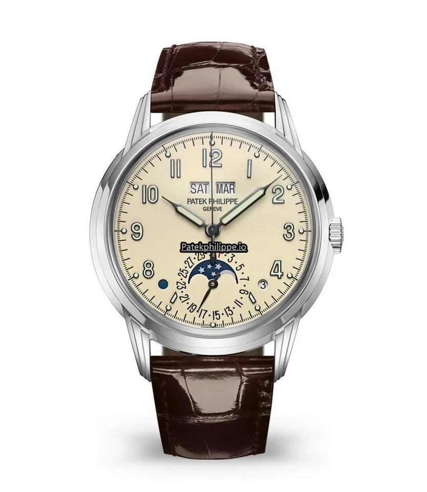 Alternative view of Patek Philippe Perpetual Calendar 5320g-001 40MM White Gold Case Automatic
