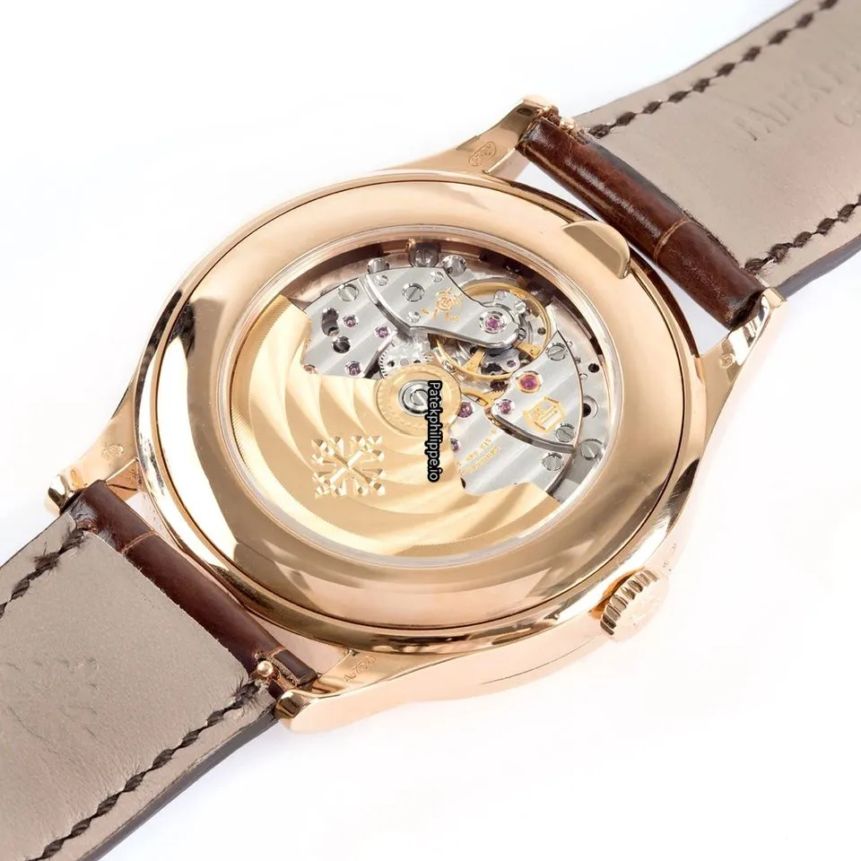 Alternative view of Patek Philippe Perpetual Calendar 5496r-001 39.5MM Rose Gold Case Automatic