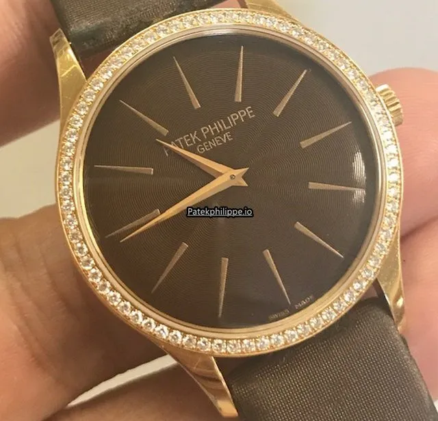 Patek Philippe Calatrava 4897r 33MM Rose Gold Case Manual Winding