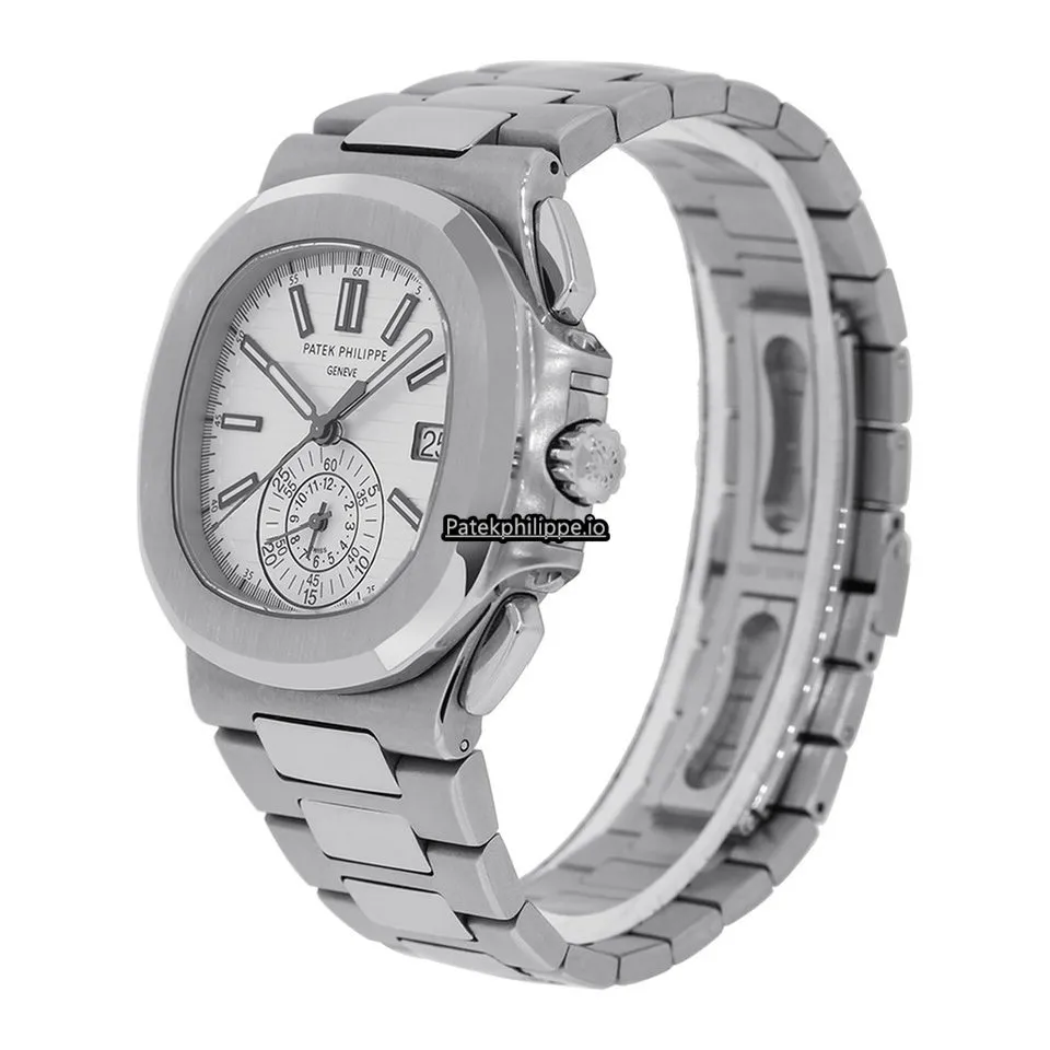 Alternative view of Patek Philippe Nautilus 5980/1a-019 40MM Steel Case Automatic