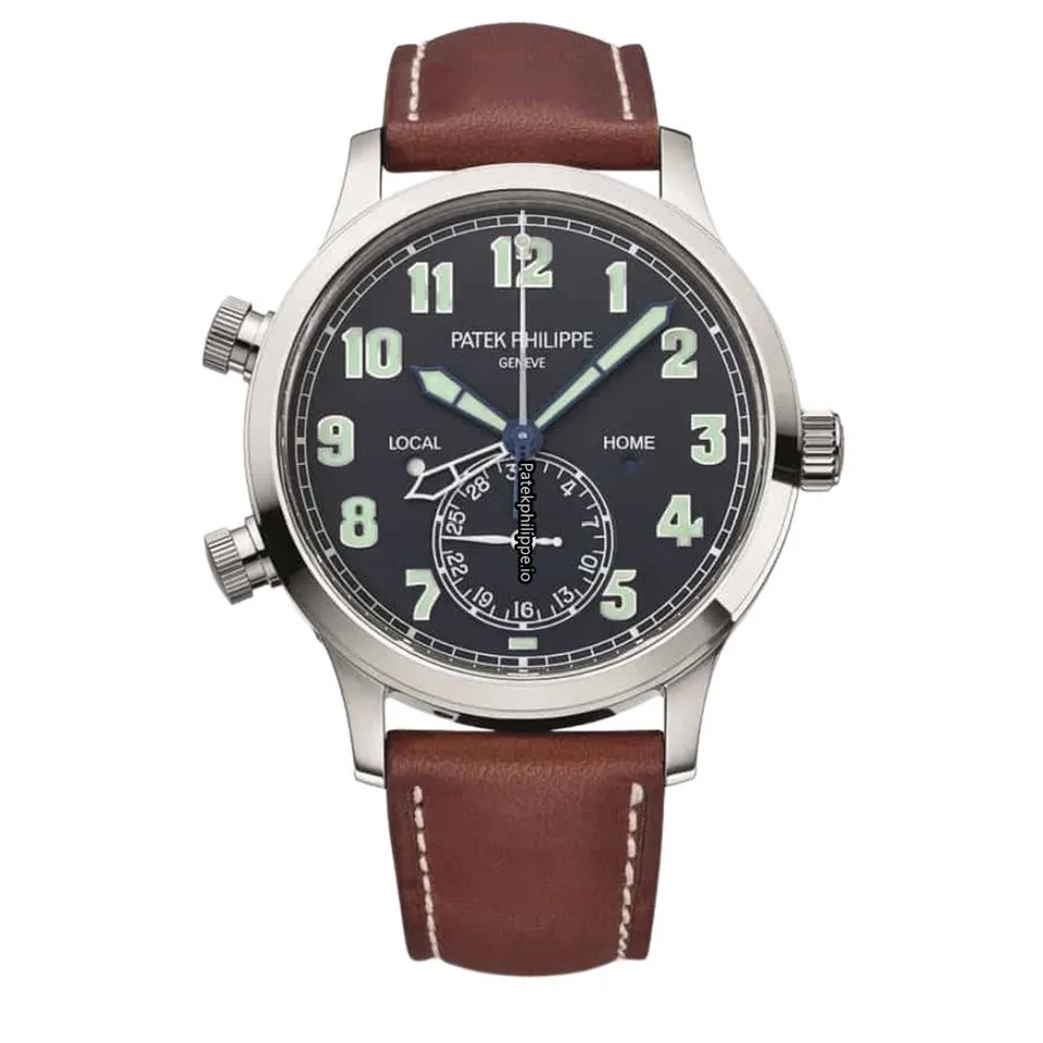 Patek Philippe Travel Time 5524g-001 42MM White Gold Case Automatic