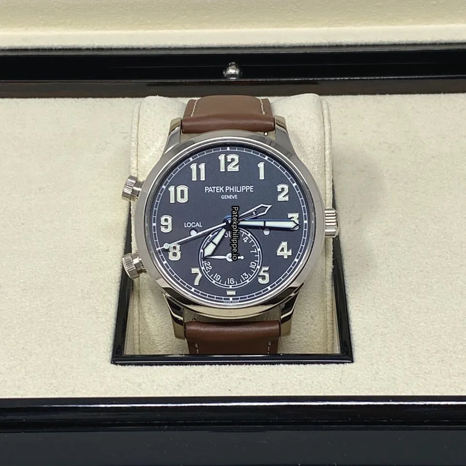 Alternative view of Patek Philippe Travel Time 5524g-001 42MM White Gold Case Automatic