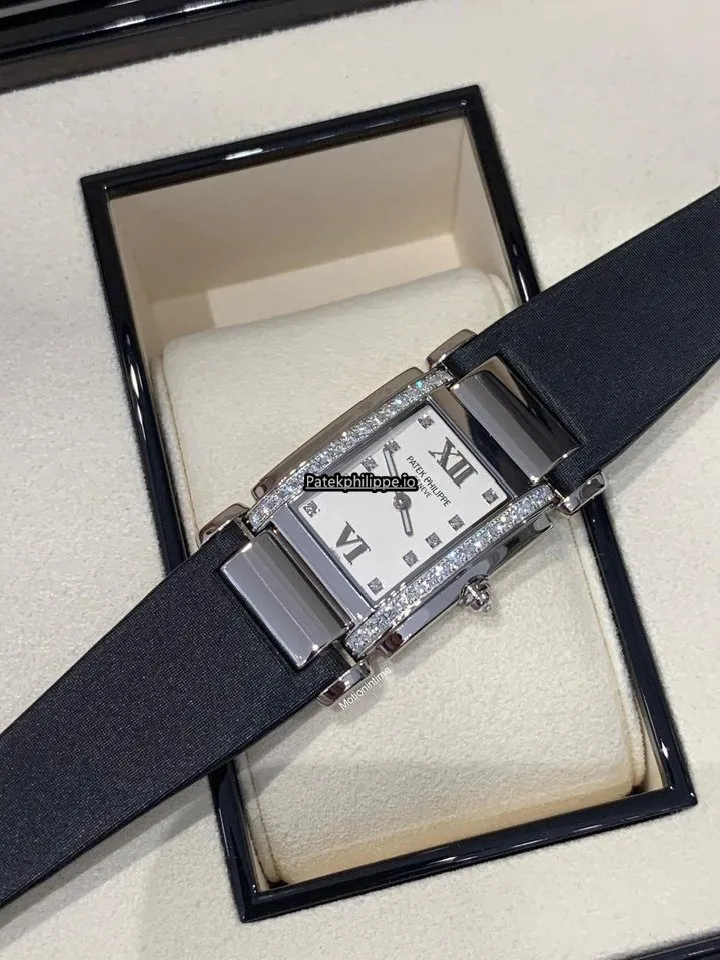 Patek Philippe Twenty-4 4920g.001 25x30MM White Gold Case Quartz