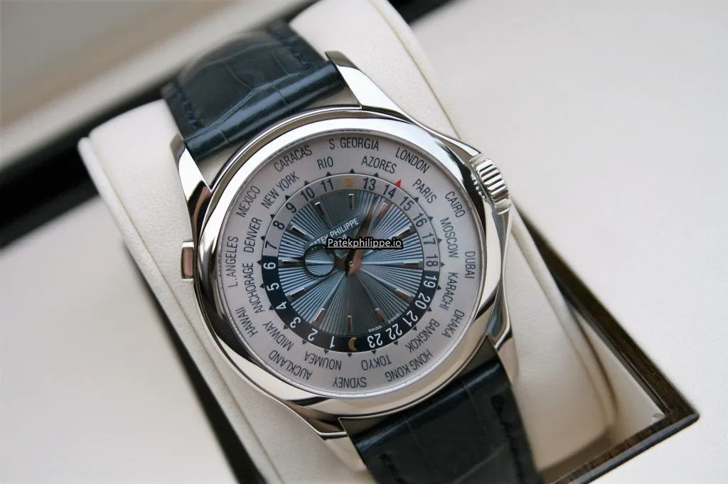 Alternative view of Patek Philippe Complications 5130p 001 39.5MM Platinum Case Automatic Movement