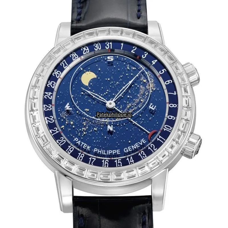 Patek Philippe Celestial 6104g-001 44MM White Gold Case Automatic