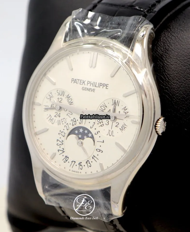 Alternative view of Patek Philippe Perpetual Calendar 5140g-001 37.2MM White Gold Case Automatic