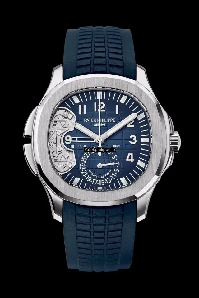 Alternative view of Patek Philippe Aquanaut 5650g 40.8MM White Gold Case Automatic