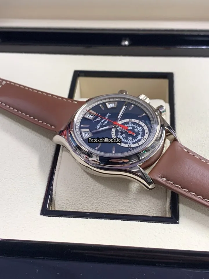 Alternative view of Patek Philippe Annual Calendar 5960/01g-001 40.5MM White Gold Case Automatic