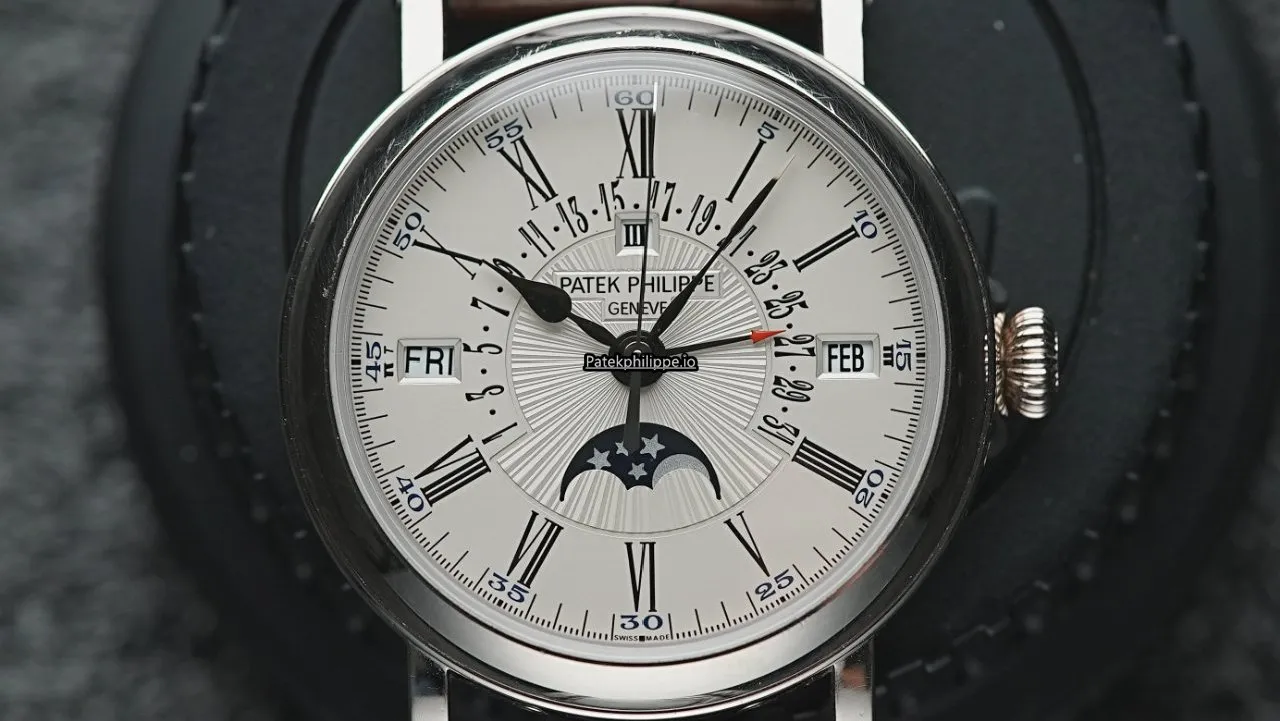 Alternative view of Patek Philippe Perpetual Calendar 5159g-001 38MM White Gold Case Automatic