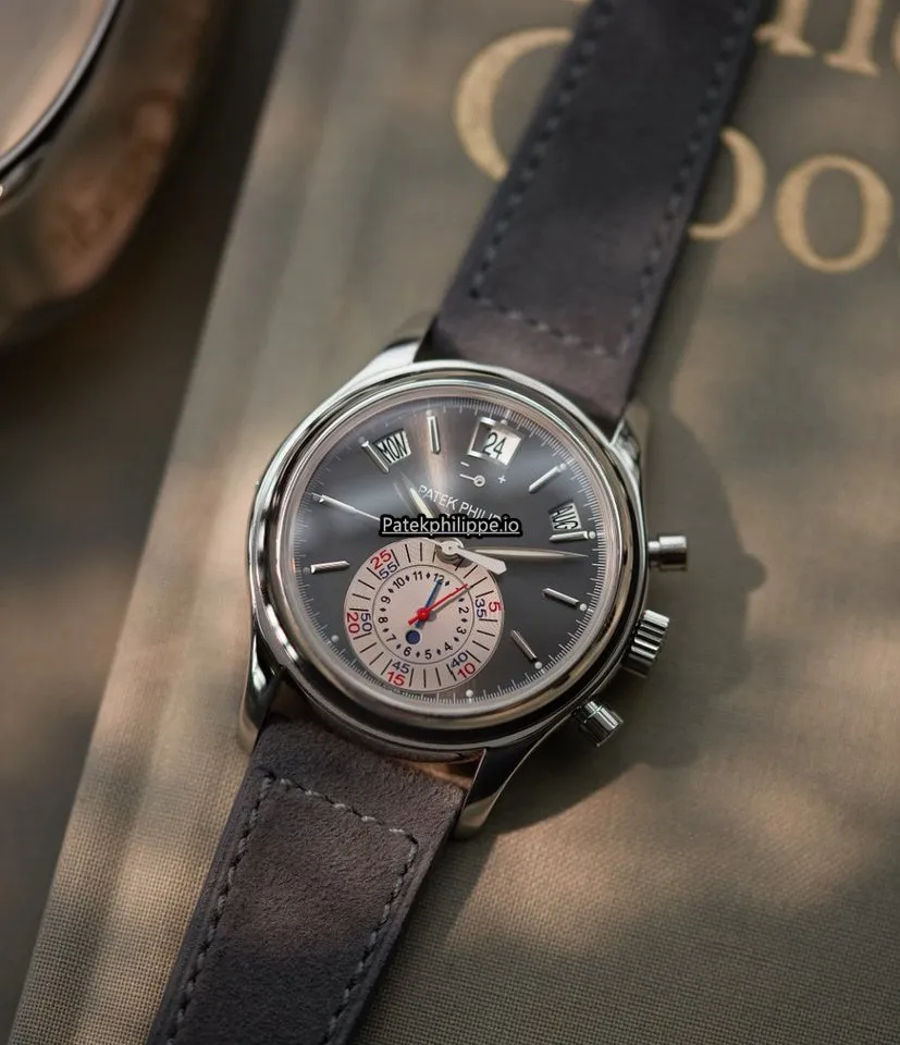 Alternative view of Patek Philippe Annual Calendar 5960p-001 40.5MM Platinum Case Automatic