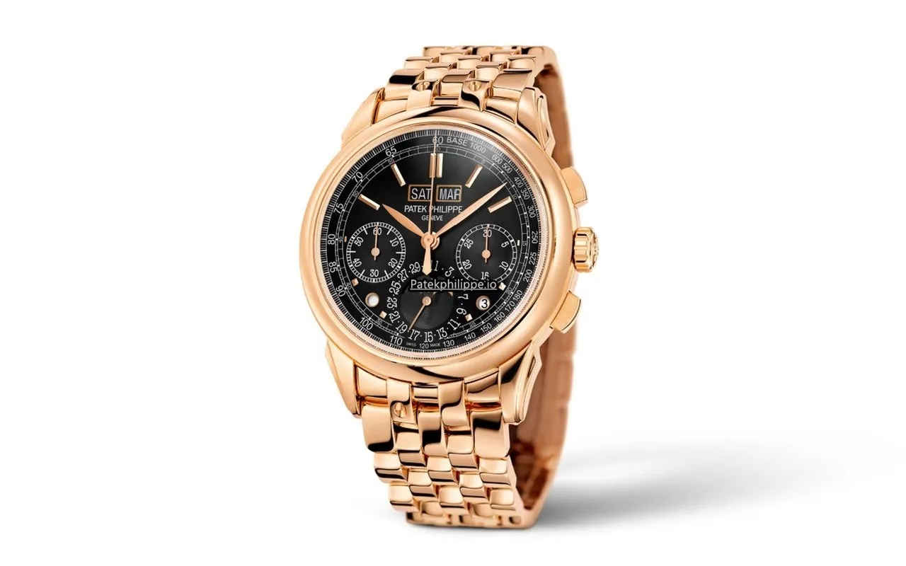 Alternative view of Patek Philippe Perpetual Calendar 5270/1r 41MM Rose Gold Case Manual Winding