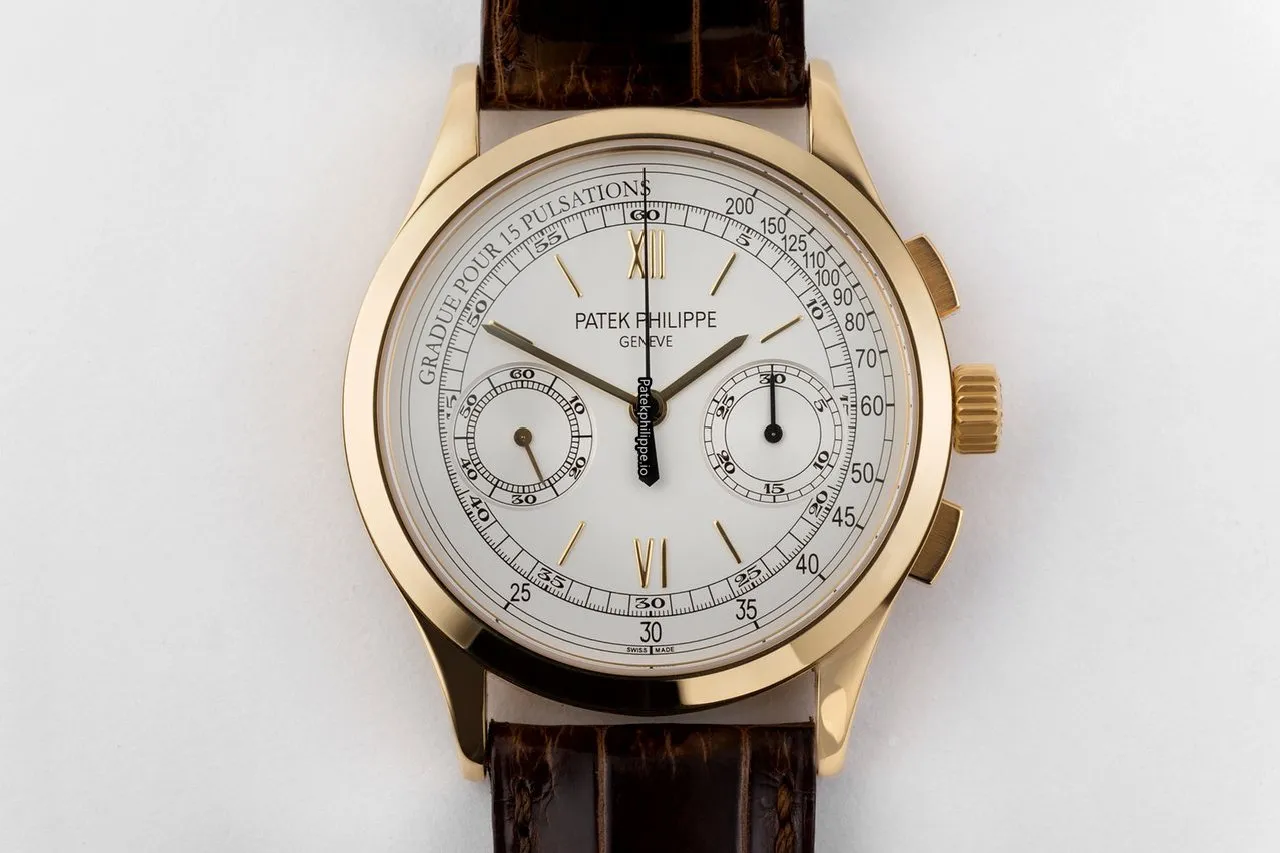 Patek Philippe Chronograph 5170j-001 39MM Yellow Gold Case Manual Winding